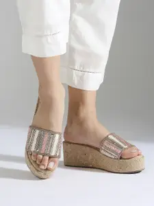 Inc 5 Embellished Wedge Heels