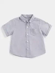 mothercare Infants Boys Button Down Collar Cotton Casual Shirt