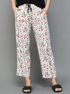 Ginger by Lifestyle Women Graphic Printed Cotton Lounge Pants