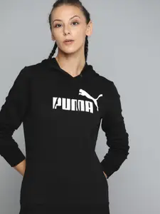 Puma Essentials Logo Printed Hooded Sweatshirt