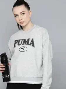 Puma Relaxed Fit Squard Printed Sweatshirt