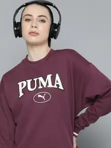 Puma Relaxed Fit Squard Printed Sweatshirt