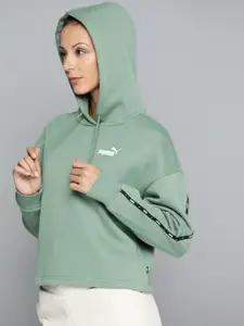 Puma Essentials Tape Drop Shoulder Sleeves Hooded Sweatshirt