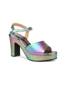 Inc 5 Open Toe Platform Heels