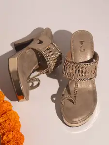 Inc 5 Embellished One Toe Platform Heels