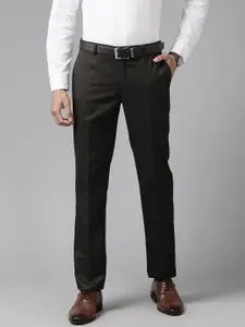 Blackberrys Men Slim Fit Formal Trousers