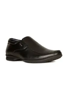 Bata Men Textured Slip-On Formal Shoes