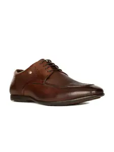 Hush Puppies Men Textured Leather Derbys Formal Shoes