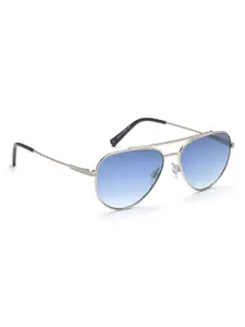 IDEE Men Lens & Steel-Toned Aviator Sunglasses With UV Protected Lens IDS2823C3SG