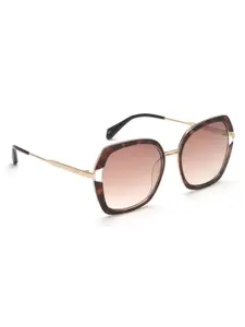 IDEE Women Lens & Round Sunglasses With UV Protected Lens IDS2808C1SG
