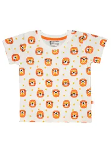 Bodycare Infant Boys Typography Printed Short Sleeves Cotton T-shirt