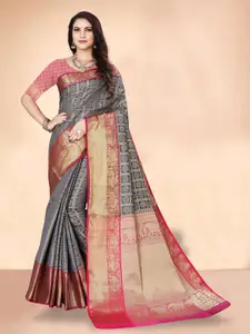 SGF11 Woven Design Pure Zari Heavy Work Kanjeevaram Silk Saree