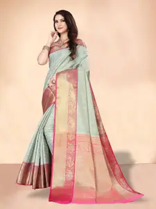 SGF11 Woven Design Pure Zari Heavy Work Kanjeevaram Silk Saree