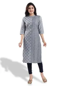 keshubaba Ethnic Motifs Printed Straight Kurta