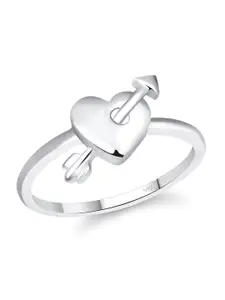 Vighnaharta Rhodium-Plated Finger Ring