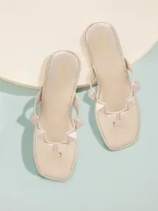 Rocia Studded Open Toe Flatform Heels