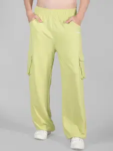 CHKOKKO Men Relaxed Fit Mid-Rise Track Pant