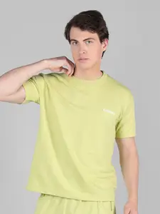 CHKOKKO Relaxed Fit Round Neck T-shirt