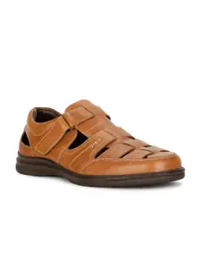 Scholl Men Casual Leather Fisherman Sandals