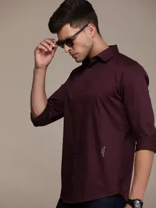French Connection Pure Cotton Slim Fit Opaque Casual Shirt