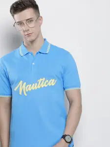 Nautica Polo Collar Pure Cotton T-shirt