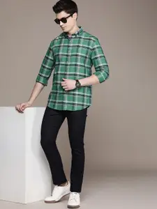 French Connection Classic Slim Fit Tartan Checked Casual Shirt