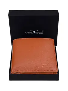 URBAN FOREST Men Leather Two Fold Wallet