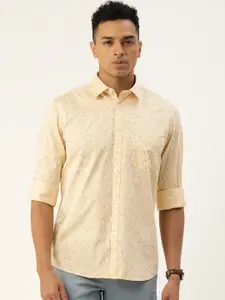 Parx Slim Fit Opaque Printed Casual Shirt