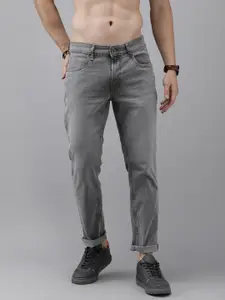Roadster Men Tapered Fit Mid-Rise Light Fade Jeans