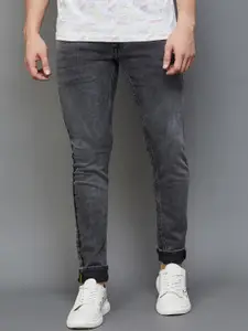 Forca Men Skinny Fit Clean Look Light Fade Cotton Jeans