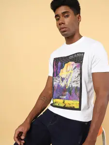 Wrangler Graphic Printed Cotton T-Shirt