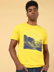 Wrangler Graphic Printed Round Neck Cotton T-shirt