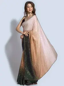 Mitera Embellished Sequinned Art Silk Saree