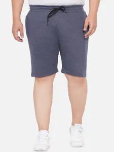 Santonio Plus Size Men Mid-Rise Pure Cotton Shorts