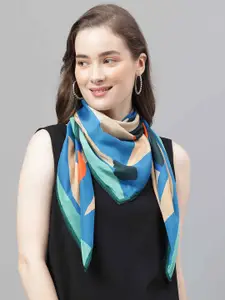 Tossido Abstract Printed Scarf & Scarf Bag Set