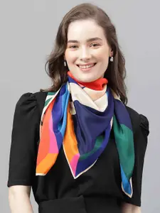 Tossido Women Printed Scarf & Scarf Bag Set