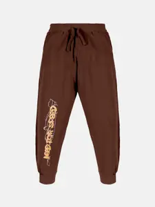 KiddoPanti Boys Pure Cotton Mid-Rise Joggers