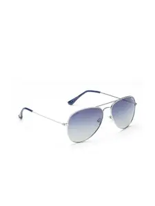 IRUS by IDEE Men Aviator Sunglasses with Polarised And UV Protected Lens - IRS1131C5PSG