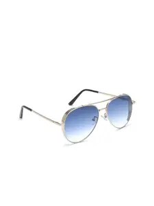 IRUS by IDEE Men Aviator Sunglasses With UV Protected Lens - IRS1085C4SG