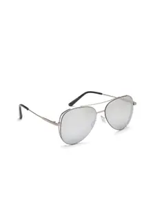 IRUS by IDEE Men Lens & Gunmetal-Toned Aviator Sunglasses with UV Protected Lens