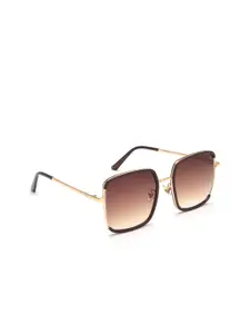 IRUS by IDEE Women Wayfarer Sunglasses With UV Protected Lens IRS1084C1SG