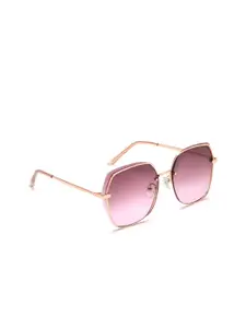 IRUS by IDEE Women Wayfarer Sunglasses With UV Protected Lens IRS1146C4SG