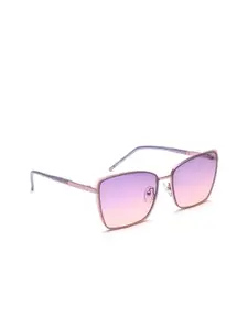 IRUS by IDEE Women Wayfarer Sunglasses With UV Protected Lens IRS1115C3SG