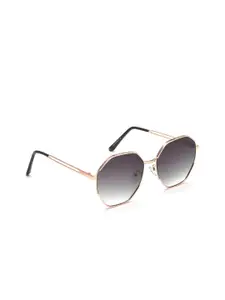IRUS by IDEE Women Round Sunglasses with UV Protected Lens IRS1139C4SG