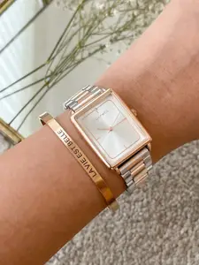 JOKER & WITCH Women Gabriella Dualtone Watch Gift Set