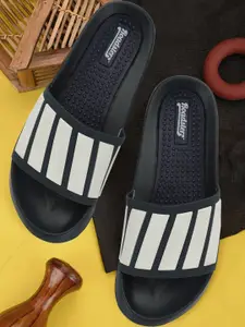 The Roadster Lifestyle Co. Men Striped Sliders