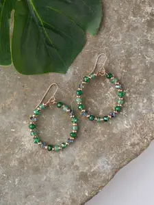 Accessorize London Women Beaded Hoop Earrings