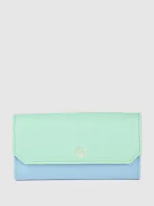 Caprese Emerie Women Blue Medium Wallet