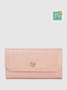 Caprese Women Textured Envelope Wallet