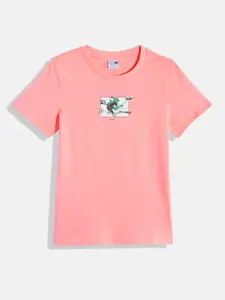 Puma Boys Classics Printed Pure Cotton T-shirt